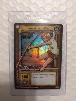 Bandai One Piece CCG Card Nami The Navigator Vow Of The Tattoo Holo Quest Begins - Image 1