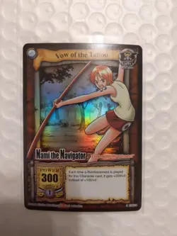 Bandai One Piece CCG Card Nami The Navigator Vow Of The Tattoo Holo Quest Begins - Image 2