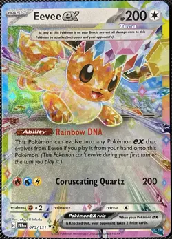 Eevee ex 075/131 Sv: Prismatic Evolutions Holo - Pokemon Card - Image 1