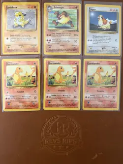 1999 Pokemon Card Lot w/ Binder - 86 Cards WOTC Base/Jungle/Fossil - Charmanders - Image 1