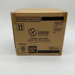 Gundam Card Game GD03 Steel Requiem Booster Box Case SEALED NEW Bandai - Image 1