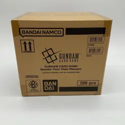 Gundam Card Game GD03 Steel Requiem Booster Box Case SEALED NEW Bandai - Image 3