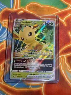 Leafeon VSTAR SWSH195 Black Star Promo Ultra Rare NM/M Pokemon Card - Image 1