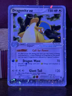 Dragonite ex #90/97 Ultra Rare Holofoil light-mod play Pokemon tcg card - Image 3