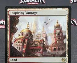 MTG Inspiring Vantage- STAMPED/DAMAGED -Kaladesh Magic the Gathering Card #246 - Image 3