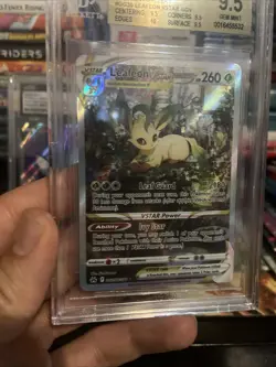 GEM MINT Leafeon VSTAR GG35/GG70 Crown Zenith Graded Pokemon Card BGS 9.5 💎 - Image 2