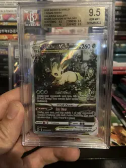 GEM MINT Leafeon VSTAR GG35/GG70 Crown Zenith Graded Pokemon Card BGS 9.5 💎 - Image 4