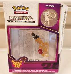 Mew Mythical Pokemon Collection ** NO CARDS**, Includes Mewtwo PIN - Image 1