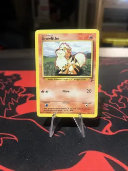 GROWLITHE - 42/130 - Base Set 2 - Pokemon Card - NM - Image 1