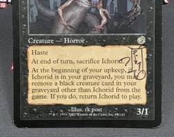 MTG Ichorid- Signed -Torment Magic the Gathering Card #065 - Image 4