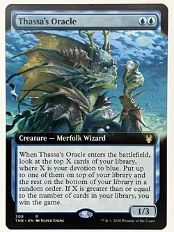 Thassa's Oracle LP Extended Art Theros Beyond Death 308 MTG Regular - Image 1
