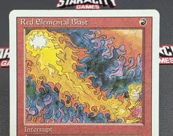 MTG Red Elemental Blast- DAMAGED -3rd Edition Magic the Gathering Card #171 - Image 3