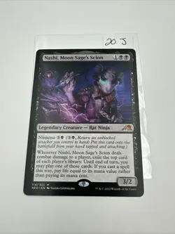 MTG TCG - Nashi, Moon Sage's Scion 114 Kamigawa: Neon Dynasty - NM - Image 1