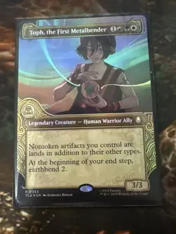 1x Toph, the First Metalbender - 0353, Showcase Art Foil, Avatar, Magic MTG NM - Image 1