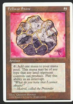 ***Fellwar Stone*** MTG Alternate 4th Edition Magic Kid Icarus - Image 1