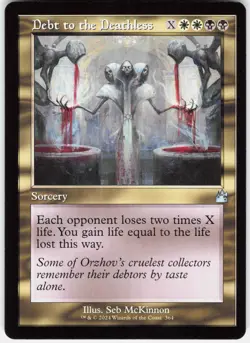 Debt to the Deathless (Retro Frame) U Ravnica Remastered 364 LP - Image 1