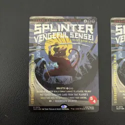 Ink-Eyes Servant of Oni Splinter Vengeful Sensei FOIL TMNT Secret Lair NM 2374 - Image 2
