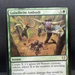 MTG Galadhrim Ambush 0038 Commander: The Lord of the Rings Rare NM - Image 1