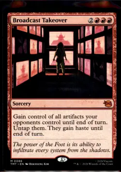 Broadcast Takeover M Teenage Mutant Ninja Turtles 86 NM - Image 1