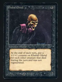 1993 MTG Magic The Gathering Arabian Nights Khabal Ghoul - Image 1