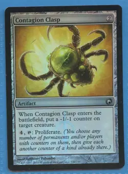 MTG: Scars of Mirrodin: Contagion Clasp: FOIL - Image 1