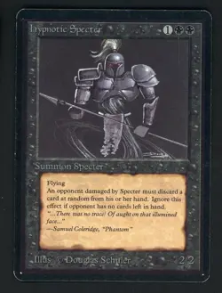 1993 MTG Magic The Gathering Beta Hypnotic Specter - Image 1