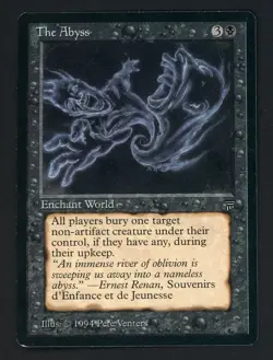 1994 MTG Magic The Gathering Legends The Abyss - Image 1