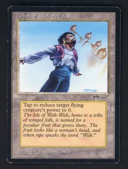 1993 MTG Magic The Gathering Arabian Nights Island of Wak-Wak - Image 1