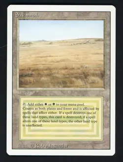 1994 MTG Magic The Gathering Revised Edition Savannah - Image 1
