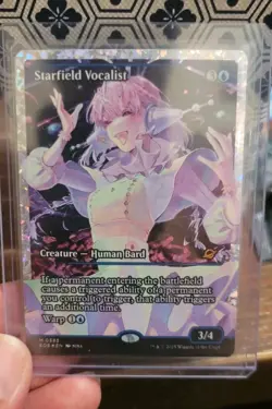 Starfield Vocalist (Showcase) Edge of Eternities Fracture Foil NM MTG 385 - Image 1