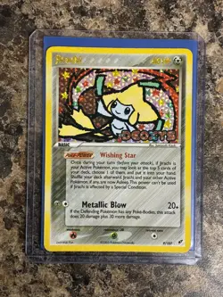 1x Pokemon Jirachi 9/107 Ex Deoxys Reverse Holo Stamped mp - Image 1