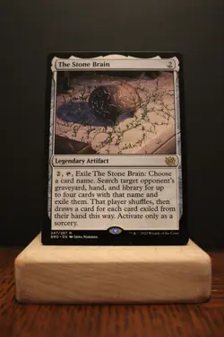 The Stone Brain Regular NM The Brothers' War #247 MTG Cards ManaFam - Image 1