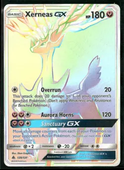 2018 Pokemon Sun & Moon - Forbidden Light Xerneas-GX 139/131 - Image 1