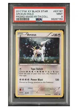 Pokemon TCG Arceus XY Black Star Promo Holo PSA 9 XY197 2017 Black Star LOW POP - Image 1
