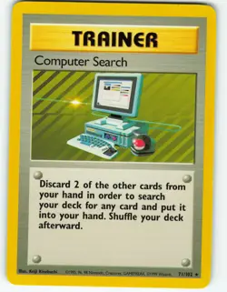 Computer Search - 71/102 Base Set - Pokemon TCG - 1999 - Image 1