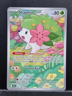 Pokemon TCG Shaymin 185/182 Destined Rivals Illustration Rare Near Mint FREEPOST - Image 1