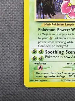 Meganium 10/111 Holo Rare (2000) Neo Genesis WoTC TCG Vintage Pokemon - Image 5