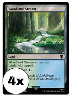 MTG - Woodland Stream Playset - Lord of the Rings Commander - LTC - Image 1