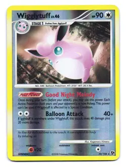 Wigglytuff 32/106 Rare Great Encounters Pokemon Reverse Holo LP - Image 1