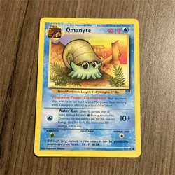 Pokemon Omanyte Legendary Collection 57/110 Uncommon 40 HP Stage 1 Regular Card - Image 1