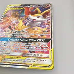 Pokemon Charizard & Braixen GX SM230 Jumbo TAG TEAM GX Promo Holo HP270 - Image 3