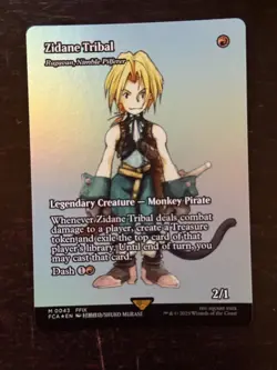 MTG Final Fantasy English Zidane Tribal Showcase 0043 Foil - Image 1