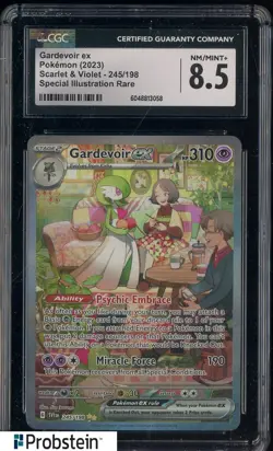 2023 Pokemon SVI EN Special Illustration Rare #245 Gardevoir ex CCG 8.5 - Image 1