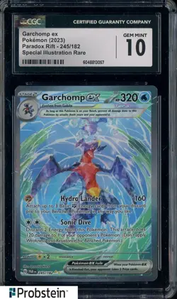 2023 Pokemon PAR EN Special Illustration Rare #245 Garchamp ex CGC 10 - Image 1