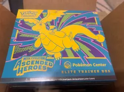 Pokemon TCG: Mega Evolution Ascended Heroes Pokemon Center Elite Trainer Box ETB - Image 1
