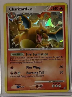 Charizard Cracked Ice Holo Rare 001/099 Miscellaneous Set HP140 Pokemon TCG 2009 - Image 1
