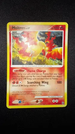 Moltres LV.47 Majestic Dawn Holo Rare Pokemon TCG 10/100 MP Single! MP - Image 2