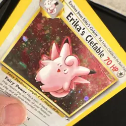 Pokemon Erika's Clefable Gym Heroes 3/132 Holo Rare 70 HP Stage 1 English 2000 - Image 3