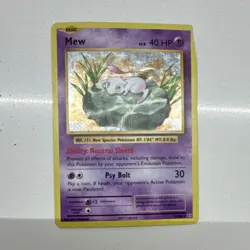 Pokemon TCG Mew 53/108 Evolutions Basic 40 HP Holo Rare English - Image 1