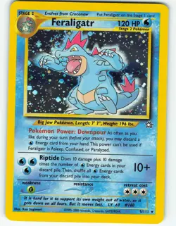 Feraligatr - Holo - 5/111 Neo Genesis - Pokemon TCG - 2000 - Image 1